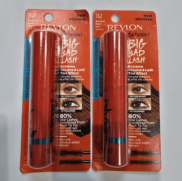 (2ct) Revlon So Fierce! Big Bad Lash Mascara; 762 Blackest Black - Picture 1 of 3
